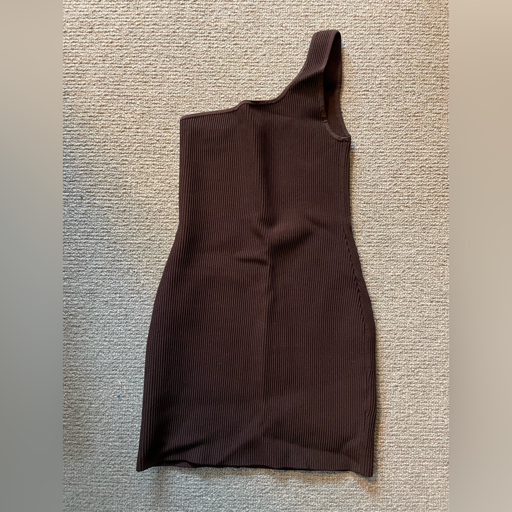 Babaton Asymmetric Sleeve Dress